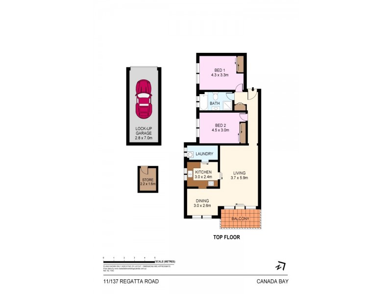 11/137 Regatta Road, Canada Bay NSW 2046 Floorplan