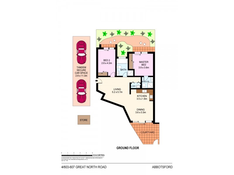 4/603-607 Great North Road, Abbotsford NSW 2046 Floorplan