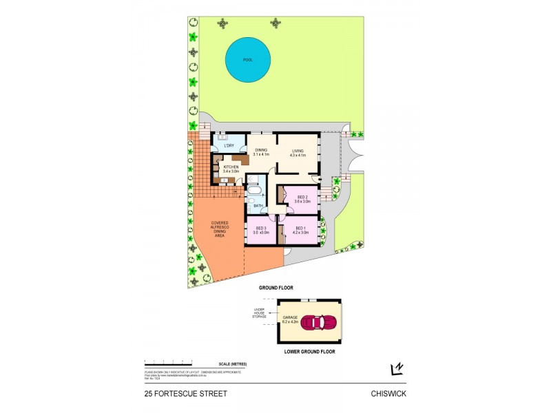 25 Fortescue Street, Chiswick NSW 2046 Floorplan