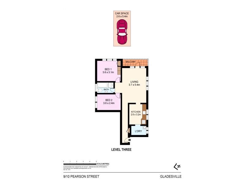 9/10 Pearson Street, Gladesville NSW 2111 Floorplan