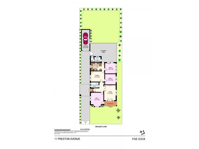 11 Preston Avenue, Five Dock NSW 2046 Floorplan