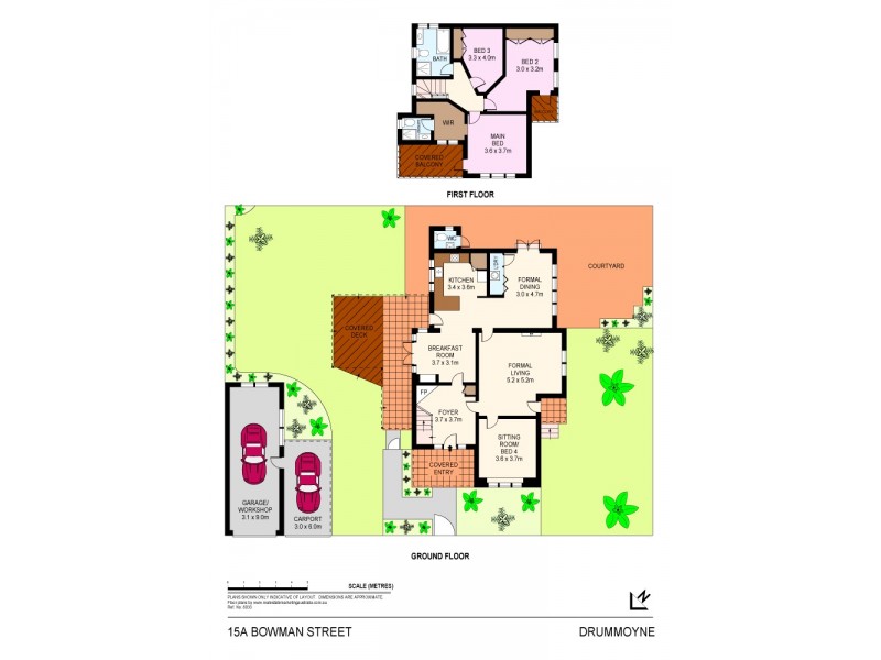15A Bowman Street, Drummoyne NSW 2047 Floorplan