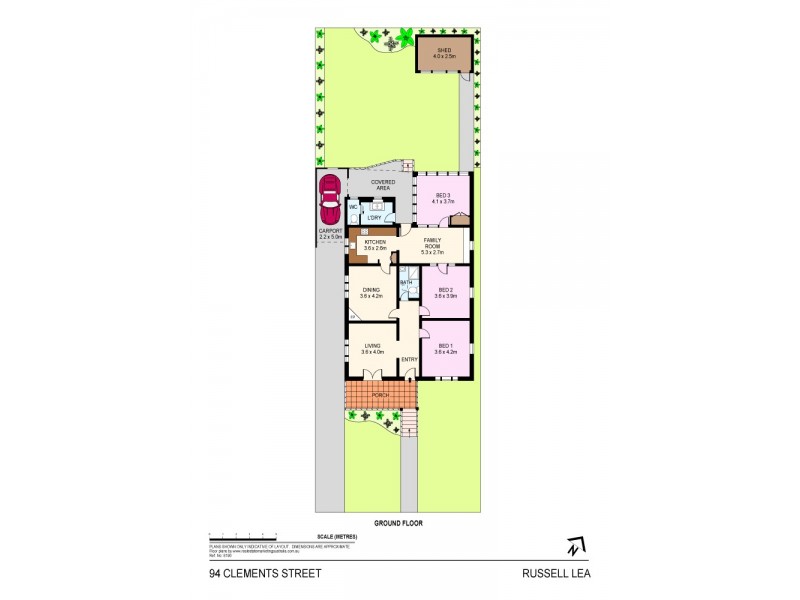 94 Clements Street, Russell Lea NSW 2046 Floorplan