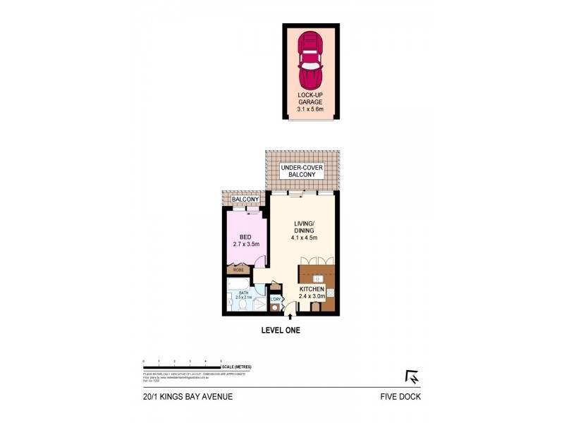 20/1 Kings Bay Avenue, Five Dock NSW 2046 Floorplan