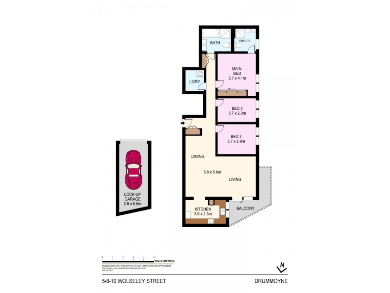 5/8-10 Wolseley Street, Drummoyne NSW 2047 Floorplan