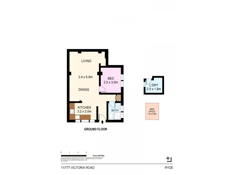 11/777  Victoria Road, Ryde NSW 2112 Floorplan