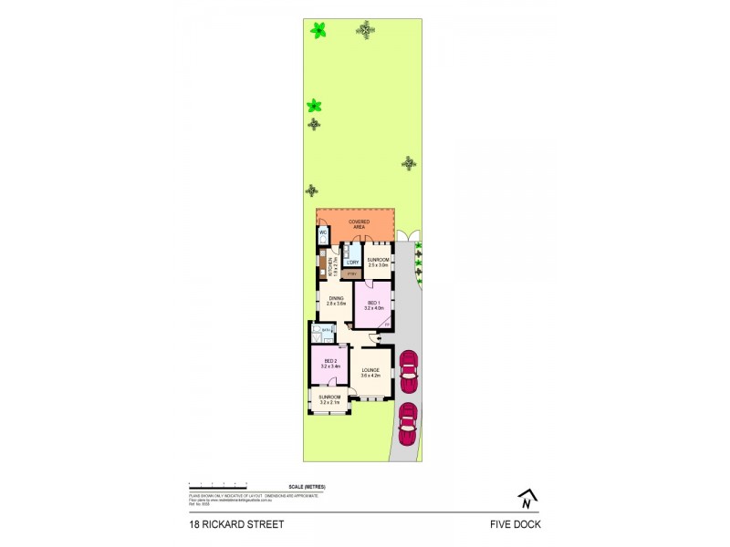 18 Rickard Street, Rodd Point NSW 2046 Floorplan