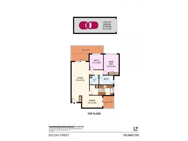8/72-74 Day Street, Drummoyne NSW 2047 Floorplan