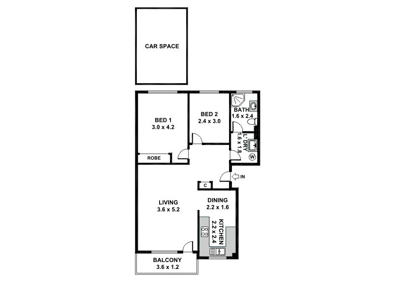 6/19-21 The Trongate, Granville NSW 2142 Floorplan