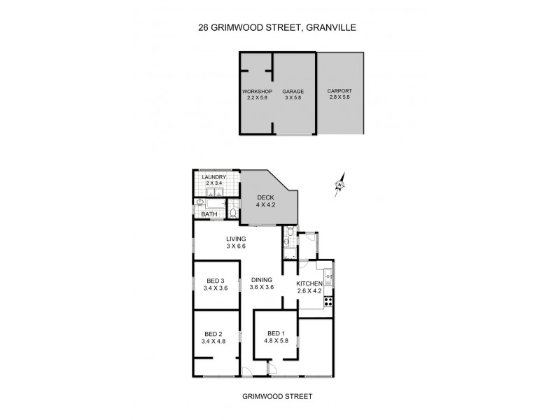 26 Grimwood Street, Granville NSW 2142 Floorplan