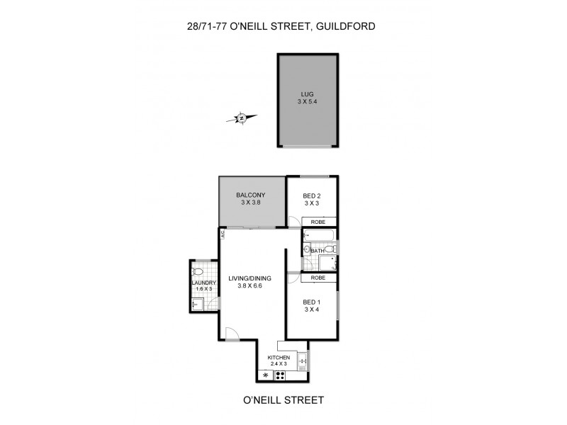 28/71-77 O’Neill Street, Guildford NSW 2161 Floorplan
