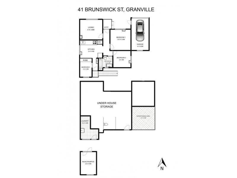 41 Brunswick Street, Granville NSW 2142 Floorplan