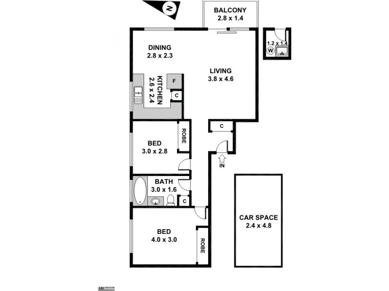 14/39-41 The Trongate, Granville NSW 2142 Floorplan