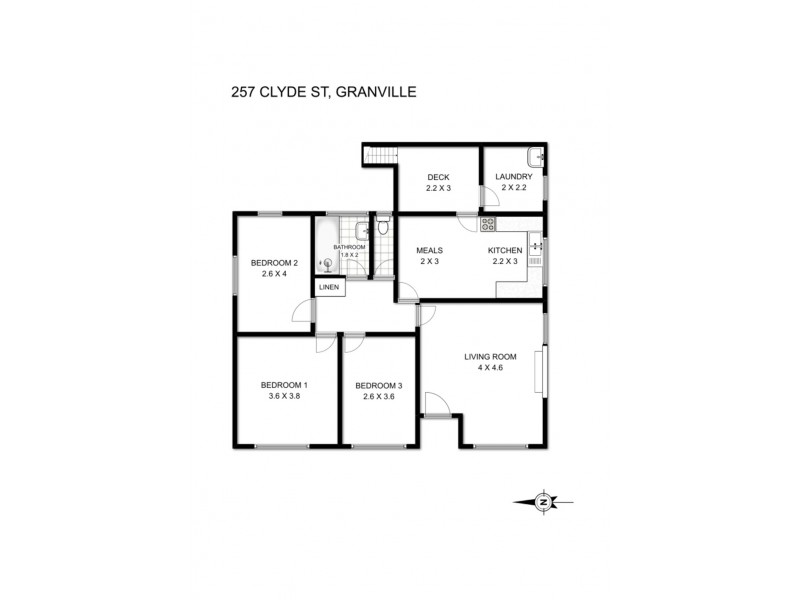 257 Clyde Street, Granville NSW 2142 Floorplan