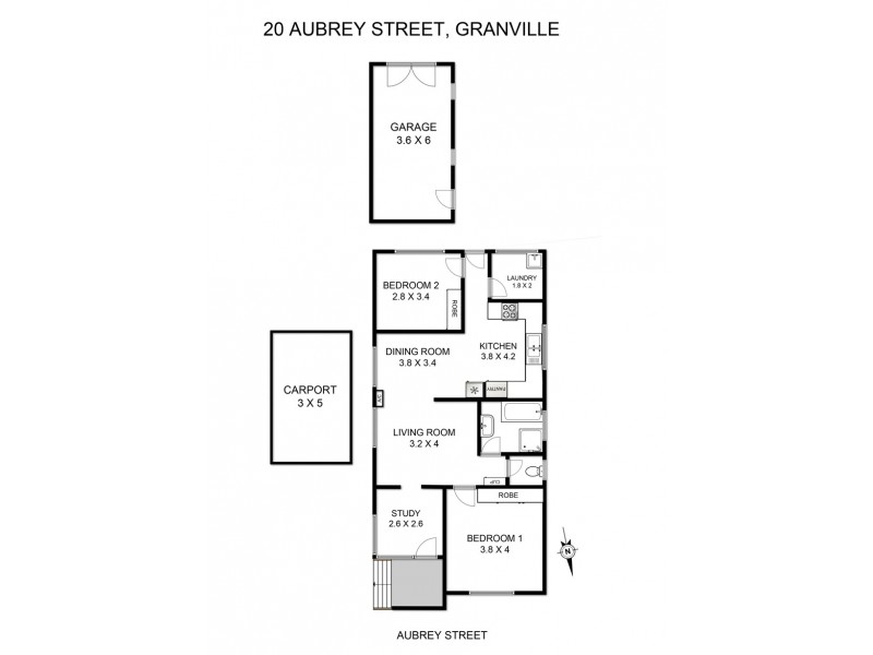 20 Aubrey Street, Granville NSW 2142 Floorplan
