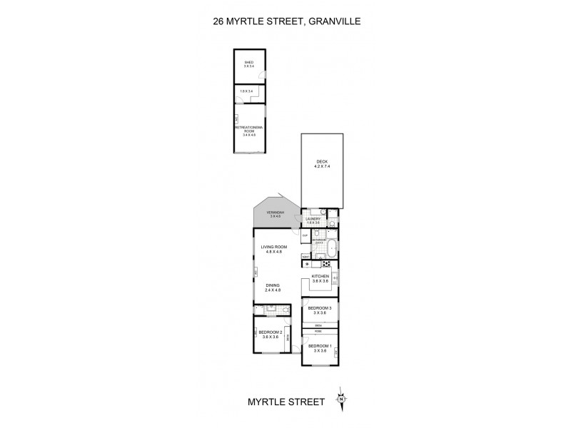 26 Myrtle Street, Granville NSW 2142 Floorplan