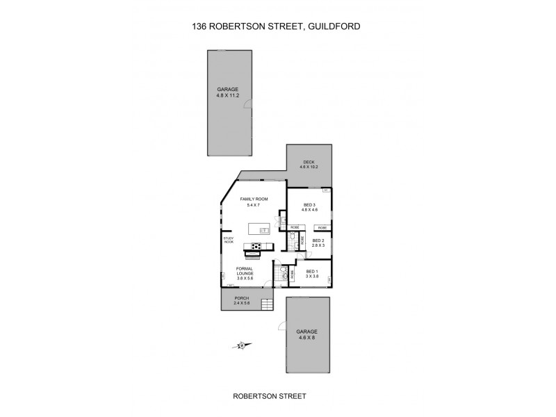 136 Robertson Street, Guildford NSW 2161 Floorplan