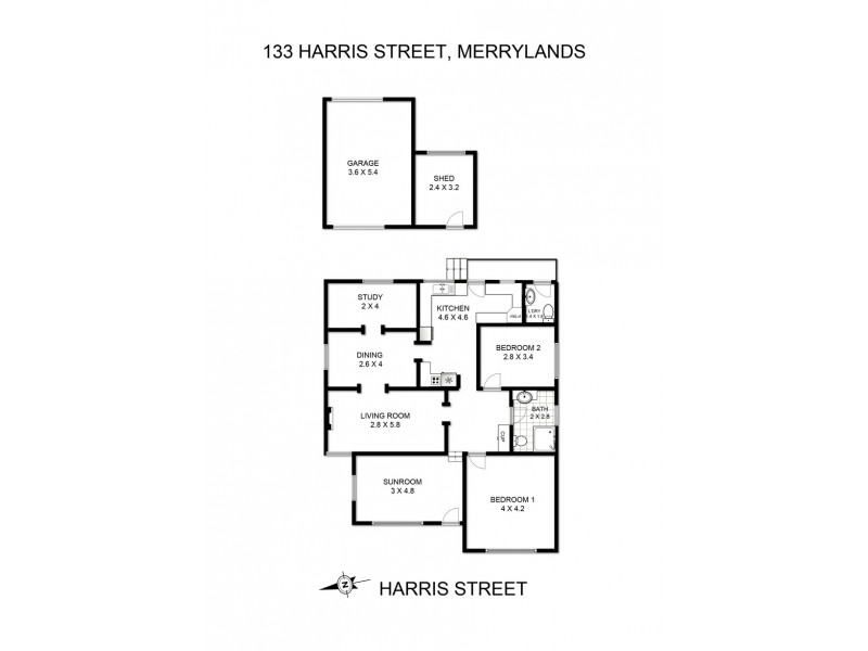 133 Harris Street, Merrylands NSW 2160 Floorplan