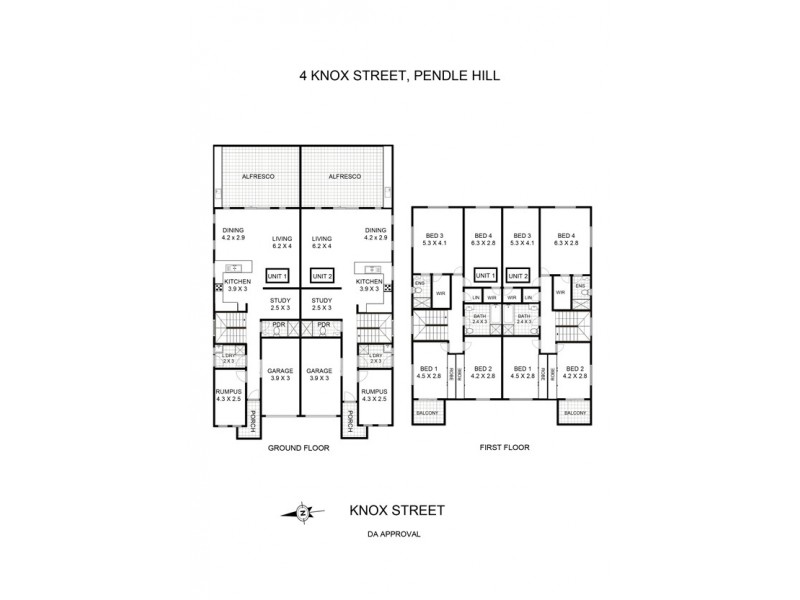 4 Knox Street, Pendle Hill NSW 2145 Floorplan