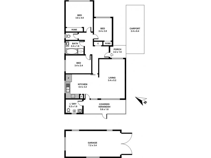 156 Blaxcell Street, Granville NSW 2142 Floorplan