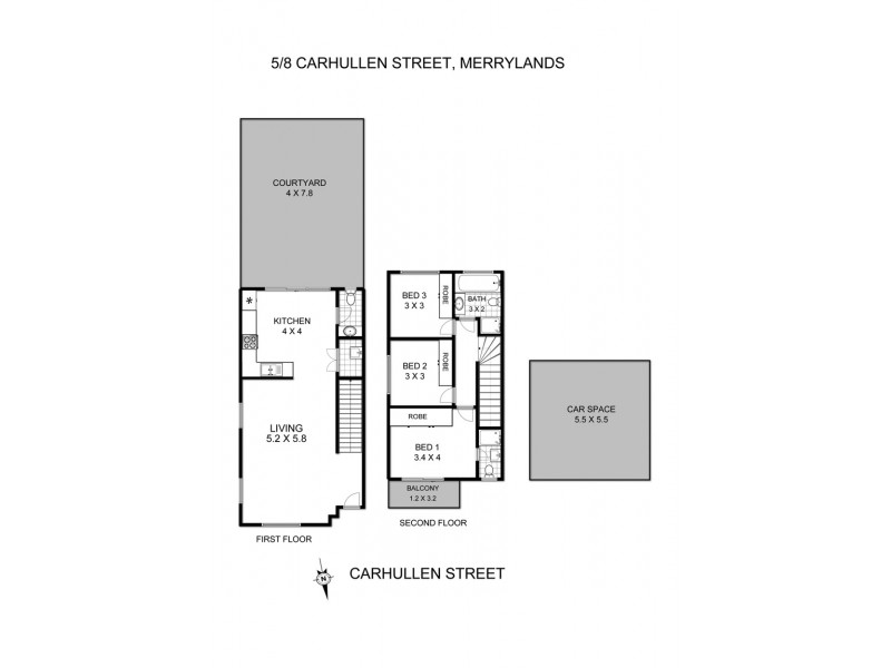 5/8 Carhullen Street, Merrylands NSW 2160 Floorplan