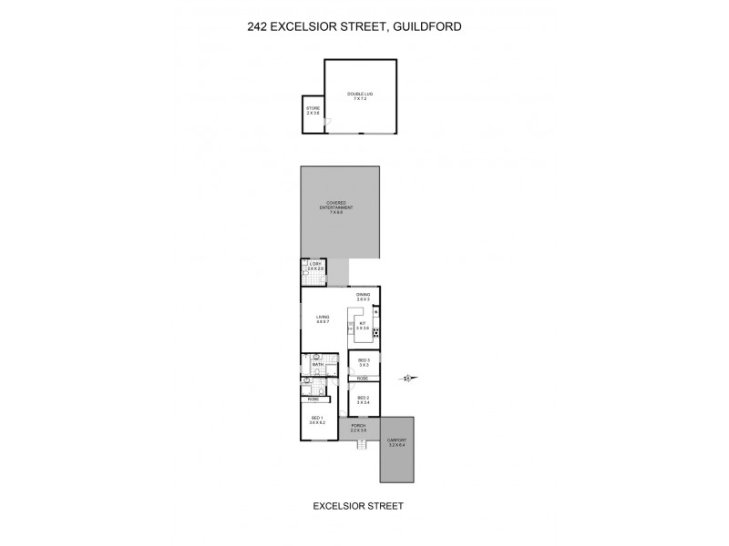 242 Excelsior Street, Guildford NSW 2161 Floorplan