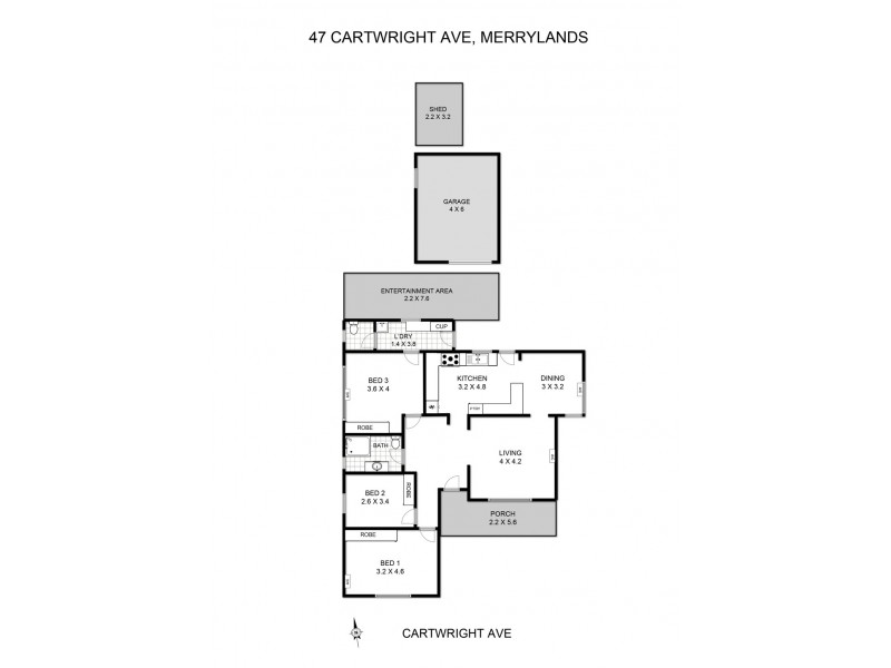 47 Cartwright Avenue, Merrylands NSW 2160 Floorplan
