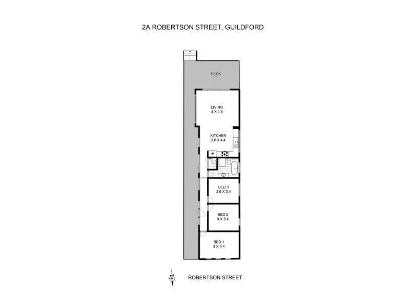 2A Robertson Street, Guildford NSW 2161 Floorplan
