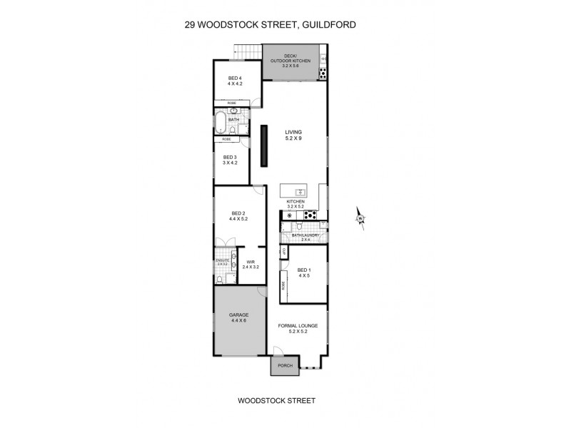 29 Woodstock Street, Guildford NSW 2161 Floorplan