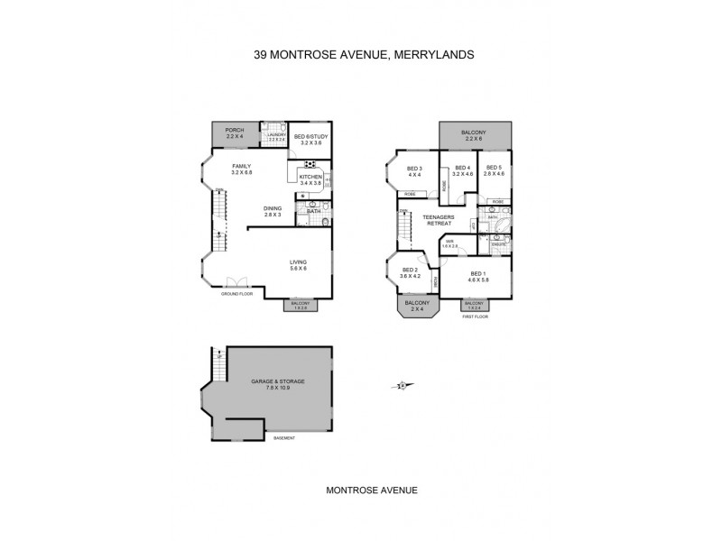 39 Montrose Avenue, Merrylands NSW 2160 Floorplan