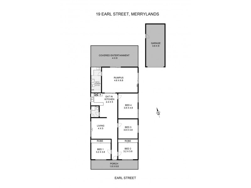 19 Earl Street, Merrylands NSW 2160 Floorplan