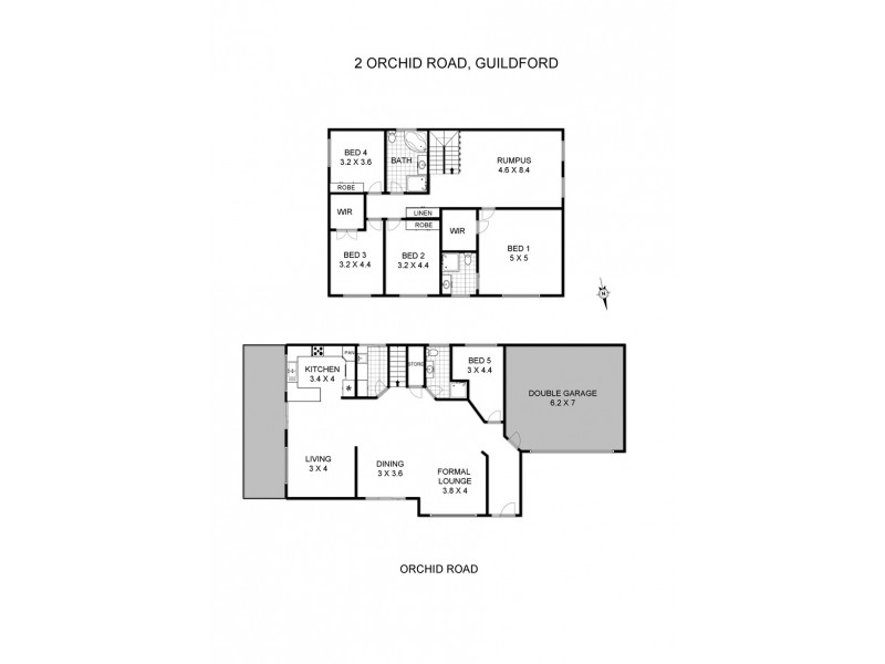 2 Orchid Road, Guildford NSW 2161 Floorplan