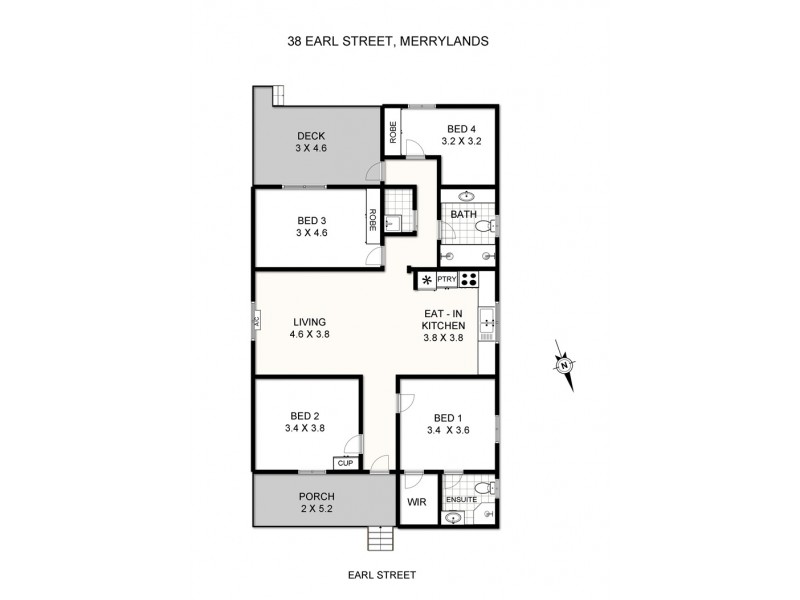 38 Earl Street, Merrylands NSW 2160 Floorplan