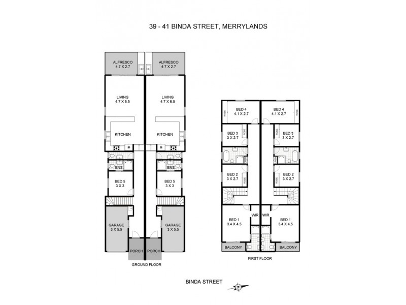 39-41 Binda Street, Merrylands NSW 2160 Floorplan
