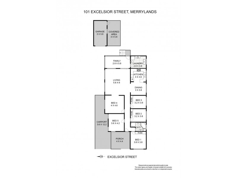 101 Excelsior Street, Merrylands NSW 2160 Floorplan