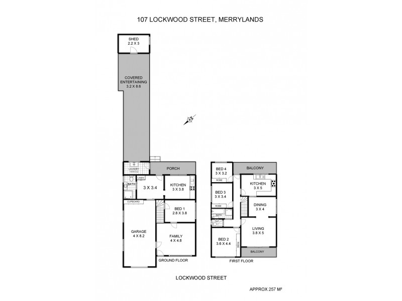 107 Lockwood Street, Merrylands NSW 2160 Floorplan
