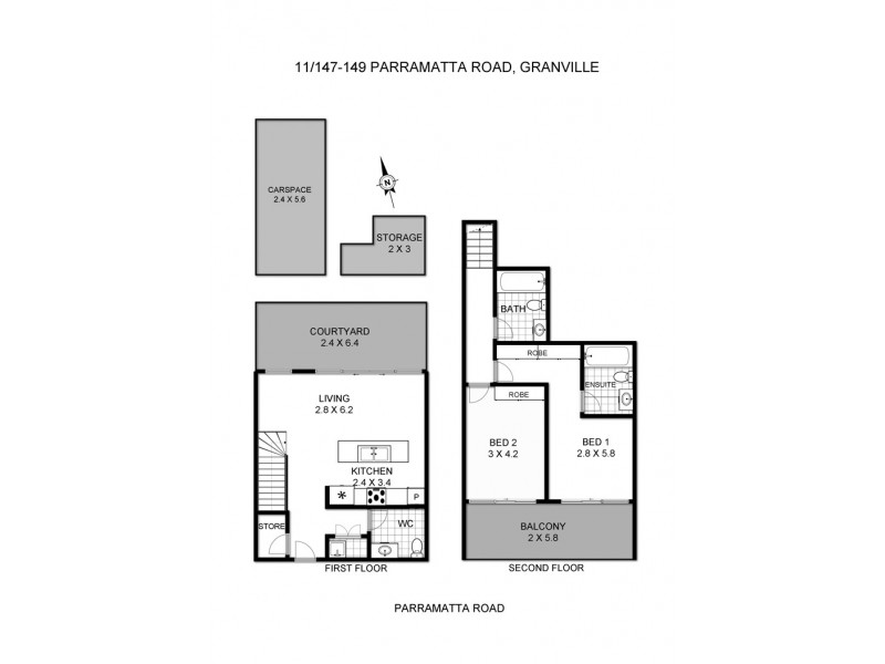 11/147-149 Parramatta Road, Granville NSW 2142 Floorplan