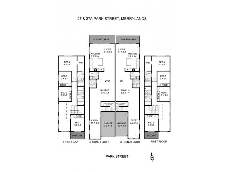 27 Park Street, Merrylands NSW 2160 Floorplan