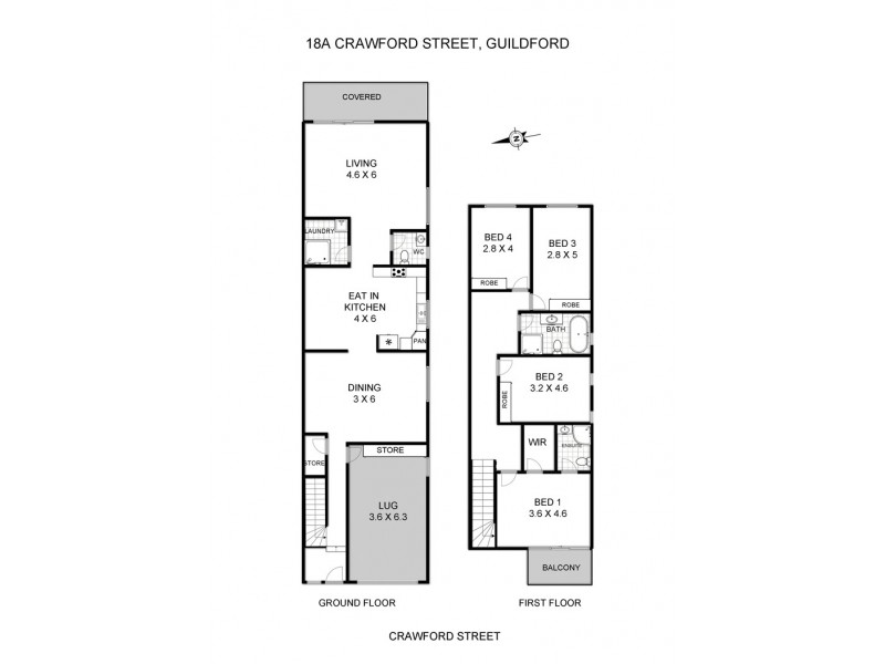 18A Crawford Street, Guildford NSW 2161 Floorplan