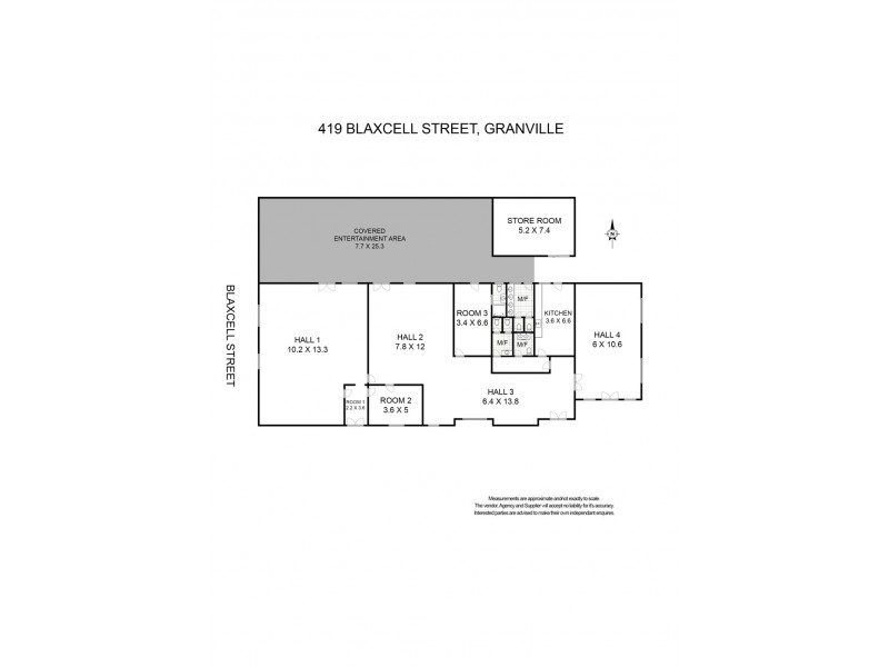 419 Blaxcell Street, Granville NSW 2142 Floorplan
