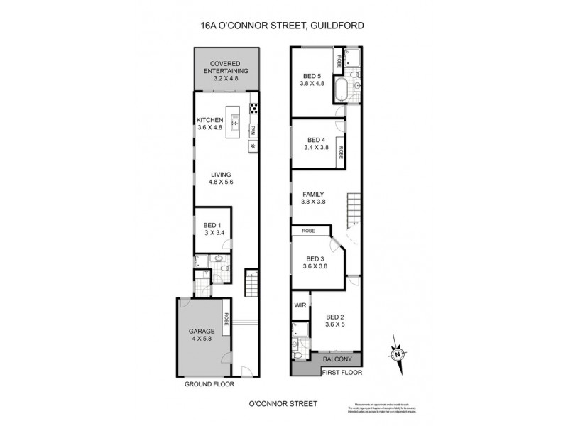 16a O’Connor Street, Guildford NSW 2161 Floorplan