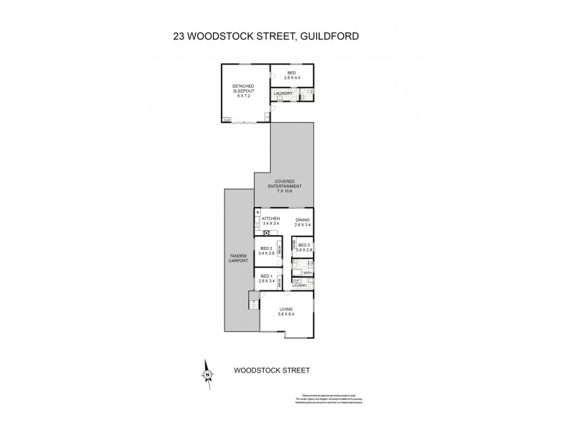 23 Woodstock Street, Guildford NSW 2161 Floorplan