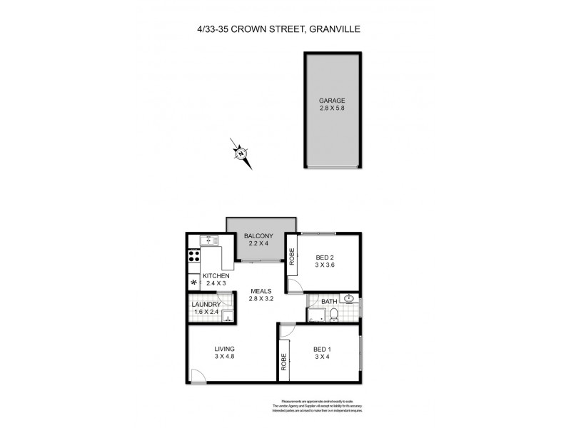 4/33-35 Crown Street, Granville NSW 2142 Floorplan
