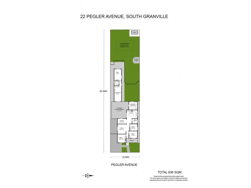22 Pegler Avenue, Granville NSW 2142 Floorplan
