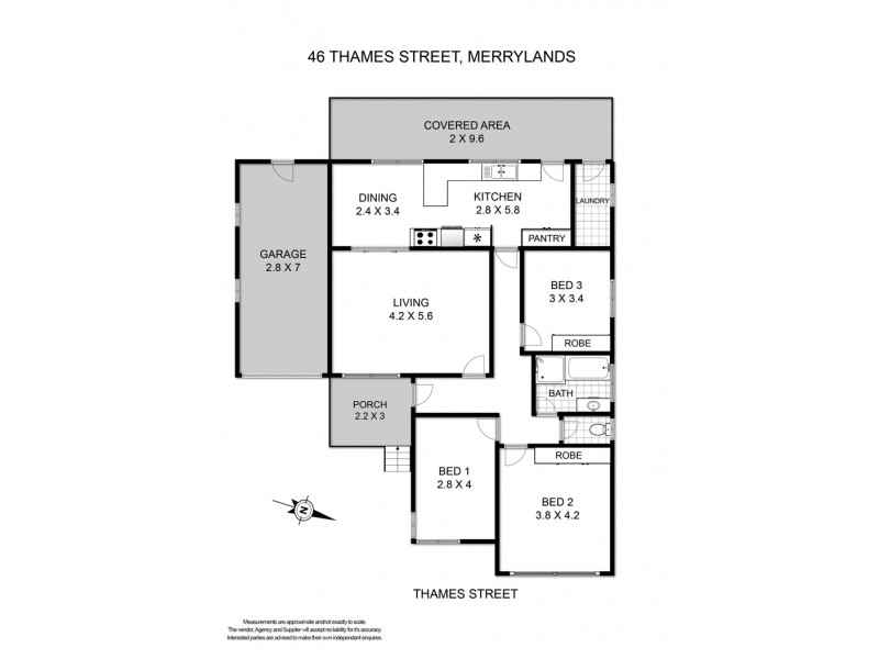 46 Thames Street, Merrylands NSW 2160 Floorplan