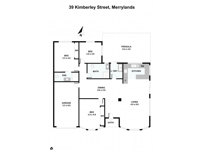 39 Kimberley Street, Merrylands NSW 2160 Floorplan