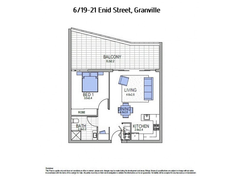 6/19-21 Enid Street, Granville NSW 2142 Floorplan