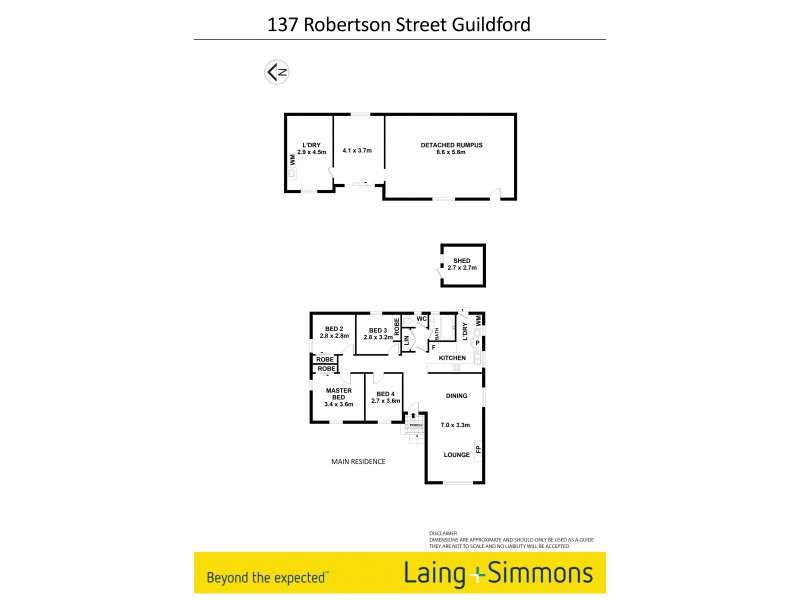 137 Robertson Street, Guildford NSW 2161 Floorplan