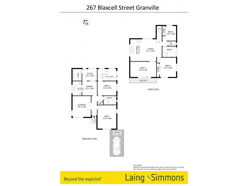 267 Blaxcell Street, Granville NSW 2142 Floorplan