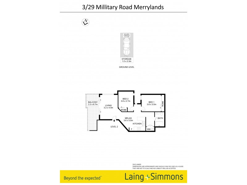 1-3/29 Military Road, Merrylands NSW 2160 Floorplan